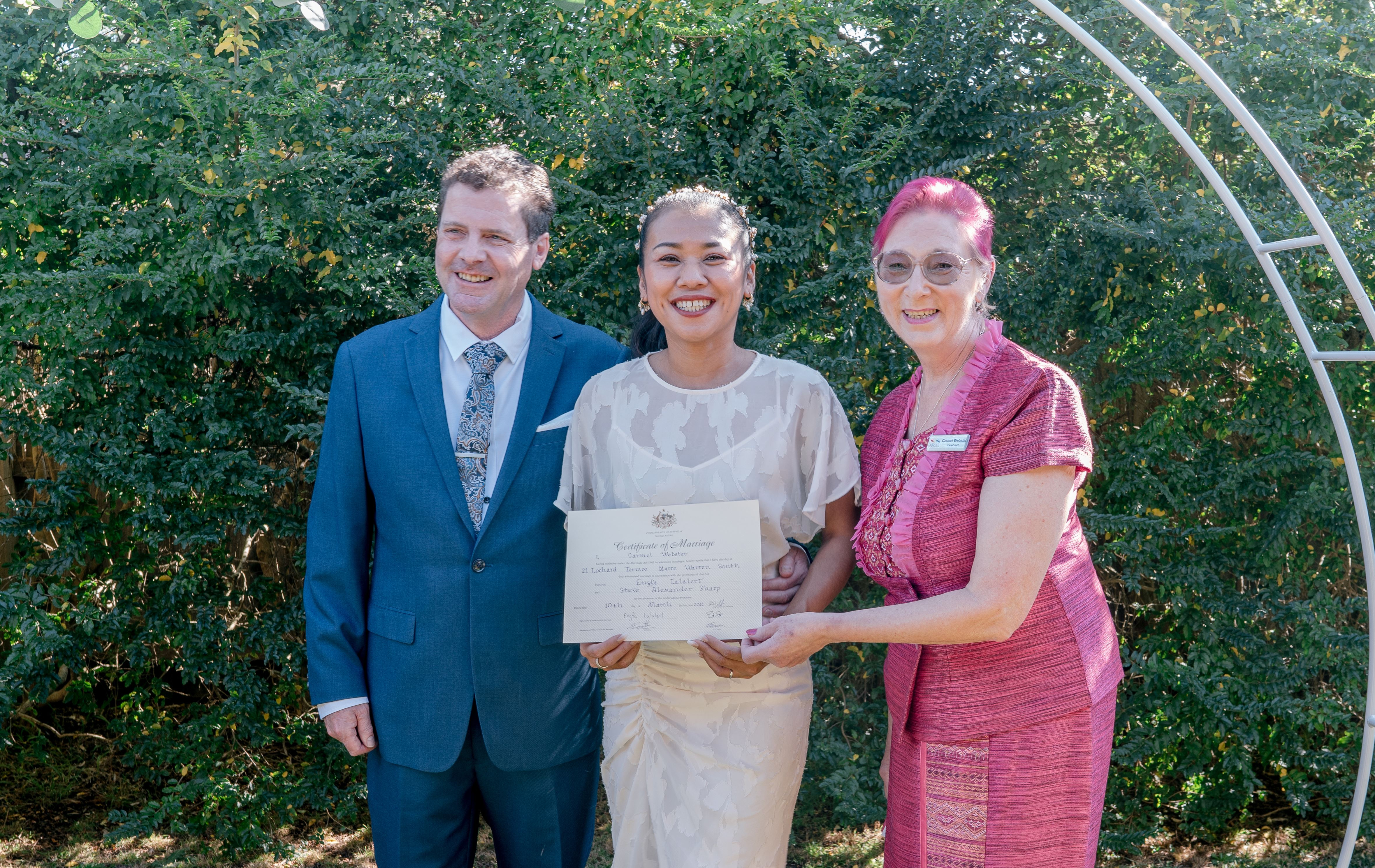 Pink Ceremonies Marriage Celebrant