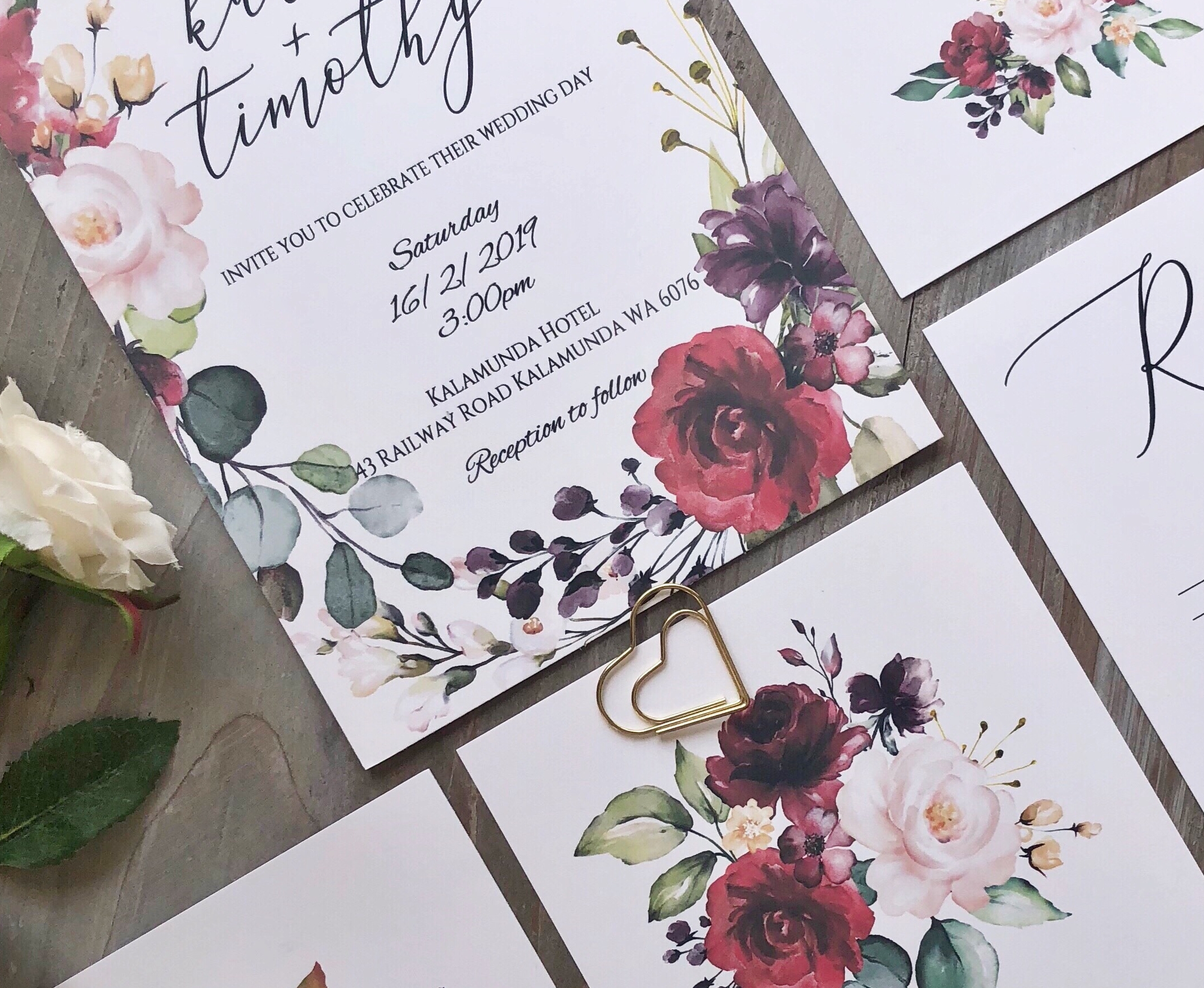 Paper Celebrations Wedding Invitations