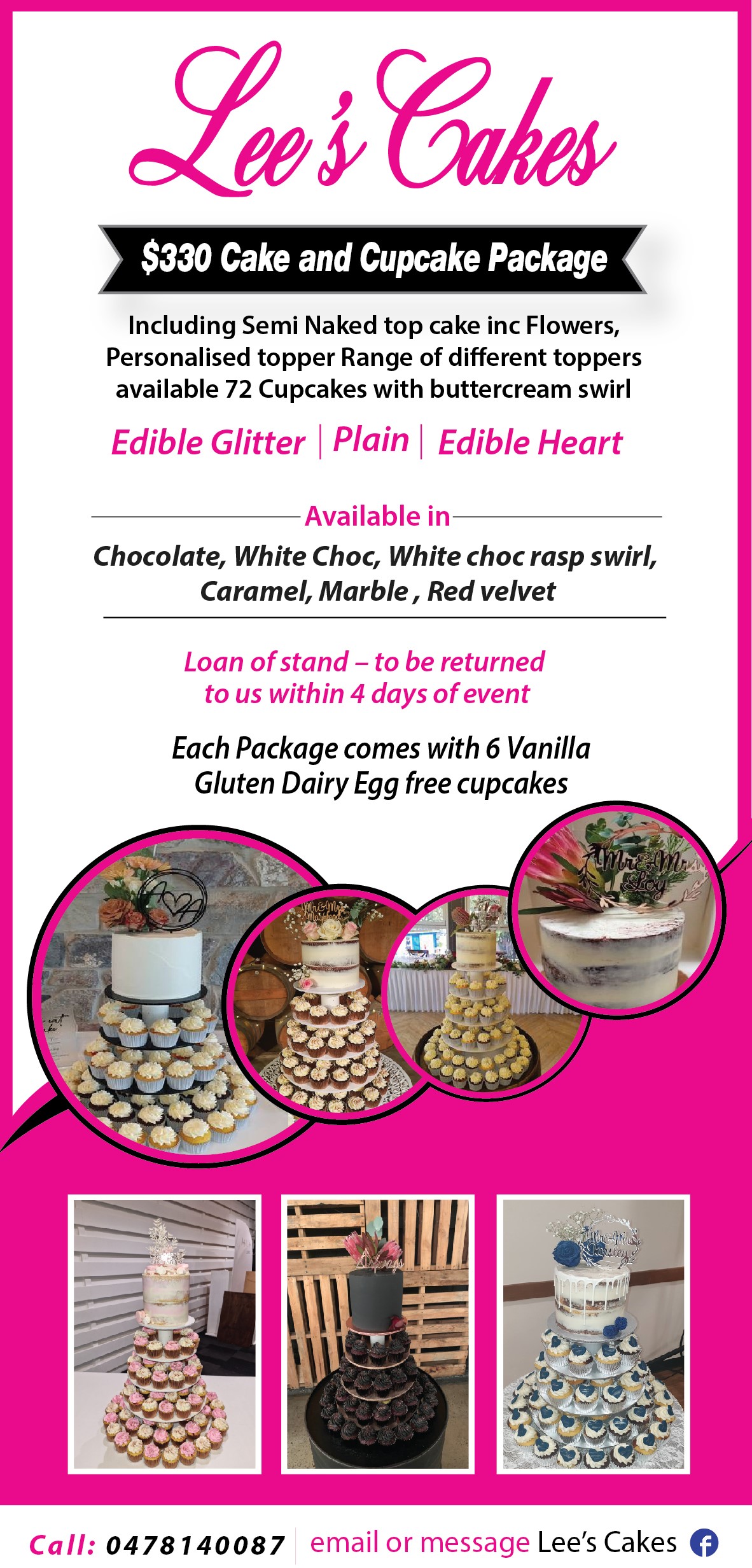 Lee's Cakes Wedding Cakes Gawler South Easy Weddings