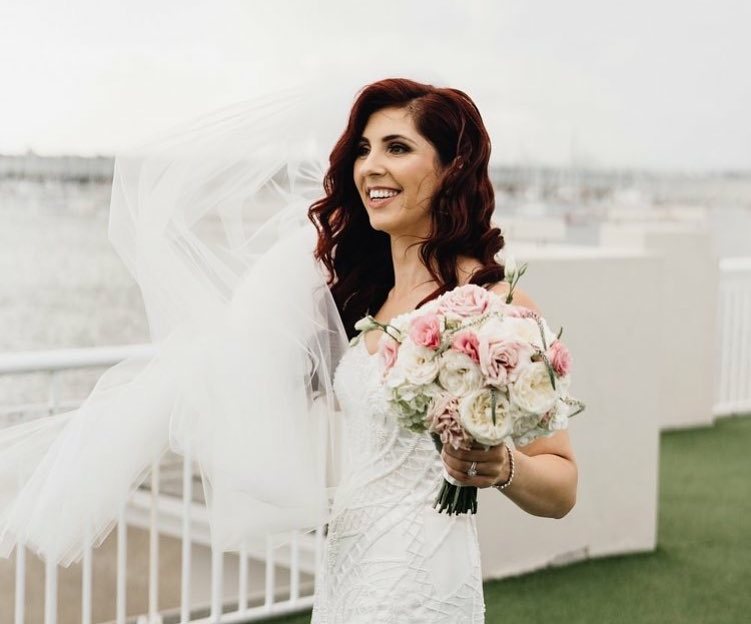 Silver Suede Flowers